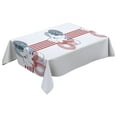 thumbnail image 2 of Fridja Sales Coffee Table Dining Table Tablecloth Polyester Waterproof and Oil Proof Tablecloth Independence Day Decorative Tablecloth Home Decor Clearance, 2 of 6