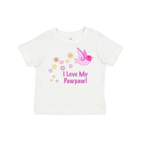 Inktastic I Love My Pawpaw Girls Toddler T-Shirt