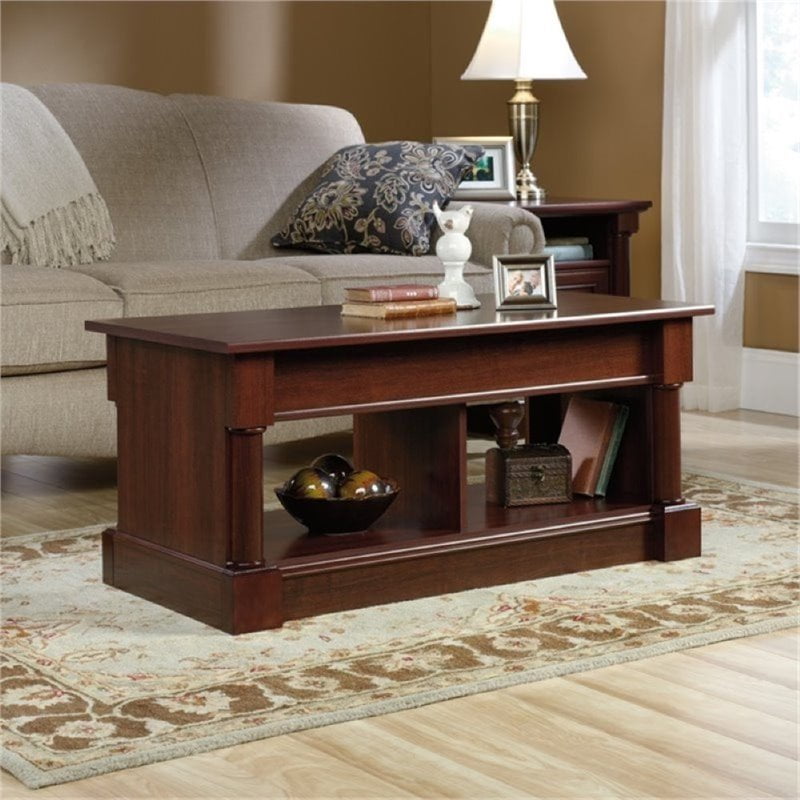 Bowery Hill Lift Top Coffee Table in Cherry - Walmart.com - Walmart.com