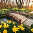 thumbnail image 2 of SamsGazebos 6 Foot Japanese Garden Bridge, Brown, 2 of 9