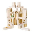 thumbnail image 2 of Marble Run Building Blocks Construction Play Set Marble Ramps Track Blocks Game 60pcs, 2 of 8