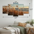 thumbnail image 4 of Designart "Sunkissed Sands Beach Grass I" Nautical & Beach Art Living Room Set, 4 of 5