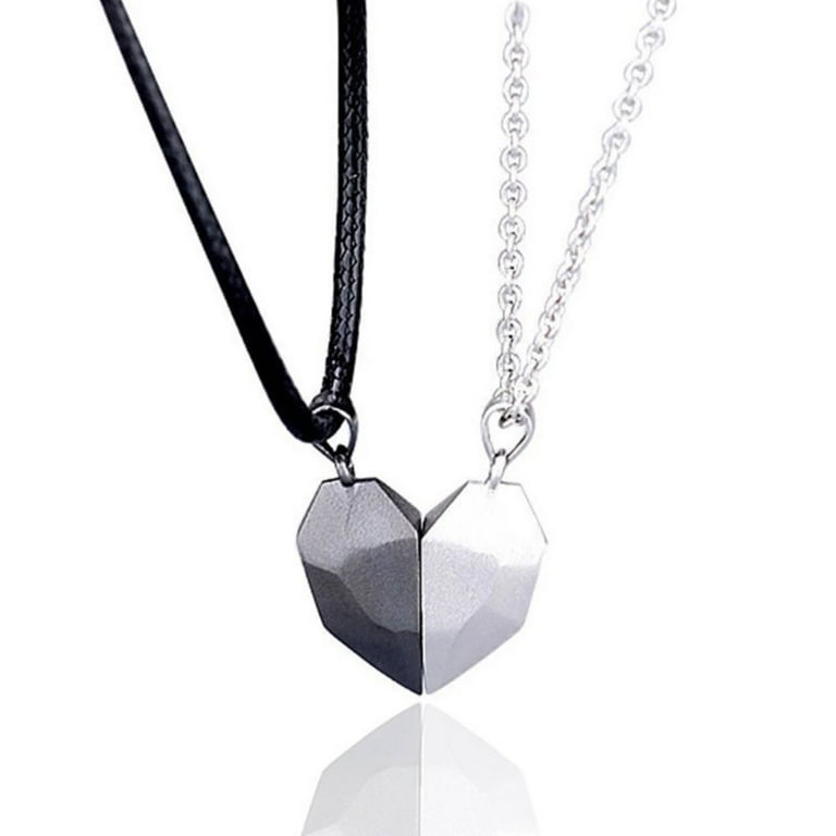 Couple heart hotsell necklace