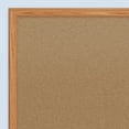 thumbnail image 5 of Quartet Basic Cork Bulletin Board Oak Finish Frame 18"H x 24"W (85350) 168679, 5 of 5