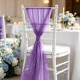 thumbnail image 6 of AUNVITO Beautiful Gauze Chair Back Flower Chair Sash 8 x 108 Inch No Accessory for Wedding Party Home Decoration and Event Styling, 6 of 6