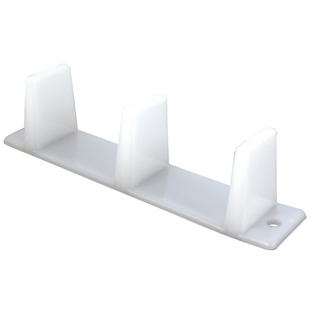 Prime Line Ccep6563 White Nylon Sliding Wardrobe Door Bottom Guide 2 Count Com Prime Line Ccep6563 White Nylon Sliding, Prime Line 2 Count Sliding Closet Door Bottom Guides