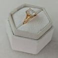 thumbnail image 7 of Solitaire Brilliance 2.60Ct Cushion Cut Moissanite Diamond Split Shank Style Engagement Solitaire Ring for Annivarsary Gift in 10K Yellow Gold, Ring Size 7, 7 of 7