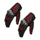 thumbnail image 1 of Soidarity Paquete de 2 guantes para motocicleta, guantes cómodos de malla portátiles, Protector de manos inastillable, deporte antideslizante para Ciclismo Rojo L Soidarity OD027625-02, 1 of 6