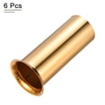 thumbnail image 3 of Uxcell 3 Inch Tall Chandelier Sleeves Base Holder Candle Socket Covers Gold Tone 6 Pack, 3 of 5