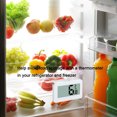 thumbnail image 3 of Hadanceo Home Fridge Refrigerator Digital Thermometer Magnetic Freezer Hanging Hook Meter, 3 of 5
