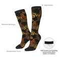 thumbnail image 4 of Honeii Embroidery Chicken Rooster Print Long Socks,Novelty Design Socks Gift for Men and Women,Crew Socks,Calf Socks, 4 of 6