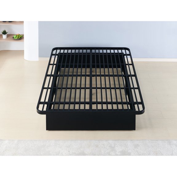 Metal Queen Bed Base, 16 Inch Tall, Modern Bedroom Must-have High Frame, For A Comfortable