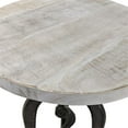 thumbnail image 7 of Pemberly Row Adjustable Crank Accent Table in Driftwood/Aged Iron, 7 of 7