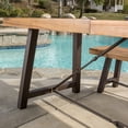 thumbnail image 2 of Cornelia Teak Finish Acacia Wood 3pc Picnic Table, 2 of 6