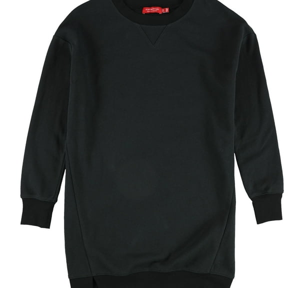 n:philanthropy Womens Sweatshirt Mini Dress, Black, Small