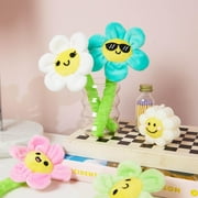 Emotional Support Pals Flowers, 5 Cuddly Plush Toys with Carrying Basket, Cute Gifts
