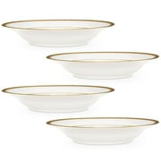 Noritake Charlotta Gold Set of 4 Rim Soup Bowls