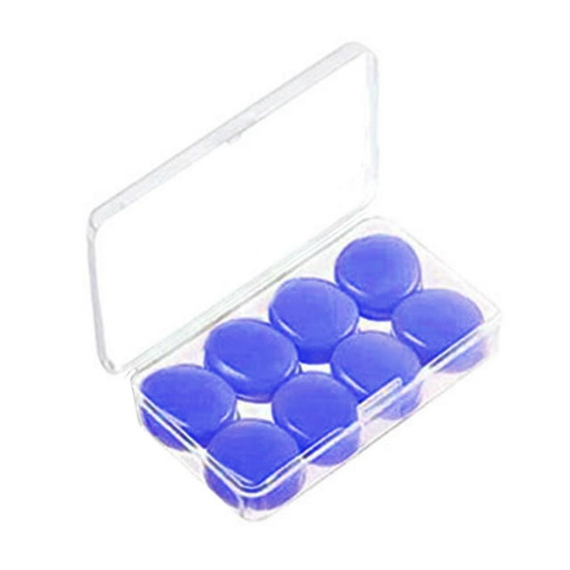 Reusable Silicone Ear Plugs Noise Cancelling Earplugs Sleep Study Protector