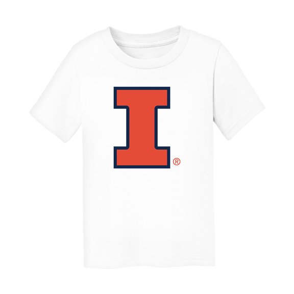 Toddler Chad & Jake White Illinois Fighting Illini Logo T-Shirt