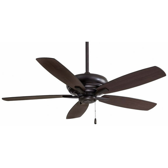 Ceiling Fan In Transitional Style 15.5 Inches Tall By 52 Inches Wide-Kocoa Finish Finish-Dark Maple/Medium Maple Blade Color Minka Aire Fans F688-Ka