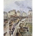 thumbnail image 2 of The Pont Neuf On a Rainy Afternoon Poster Print by  Camille Pissarro  (8 x 10), 2 of 2