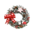 thumbnail image 3 of Guirnalda navideña, decoración navideña, guirnalda decorativa de Navidad, decoración colgante para Acción de Gracias, decoración de porche de invierno 50 centímetros, 3 of 8