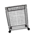 thumbnail image 1 of Cesta de lavandería con ruedas, cesto para ropa, bolsa de almacenamiento para tapete de que ahorra espacio para bandas de resistencia, bloque de negro, 1 of 9