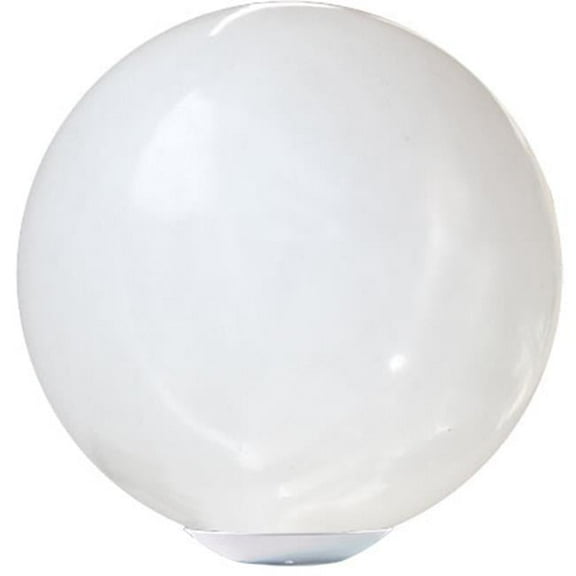 Dabmar Lighting D7016-W 150W 120V Powder Coated Cast Aluminum Post Top 16 in. Globe Light Fixture, White