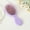 Purple Color, variant on Yarino Head Massager,Mini Brush Hairbrush For Kids Girls Wet Little Travel Mini Hair Brush Detangling Soft Bristles Hair Brush For Most Hair Types Smoothing With Ease Knots