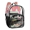 thumbnail image 2 of PVC Transparent Backpacks Clear Backpack for Travel and Outings Ice Cream Pattern, 2 of 7