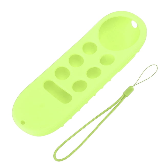 Boîtier de Télécommande, Boîtier de Télécommande Lavable en Silicone avec Cordon pour Anti-Chute Vert Fluorescent
