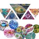 thumbnail image 5 of Bricolaje diamante pintura maquillaje espejo arte artesanía conjunto doble cara para adultos y niños, 5 of 9