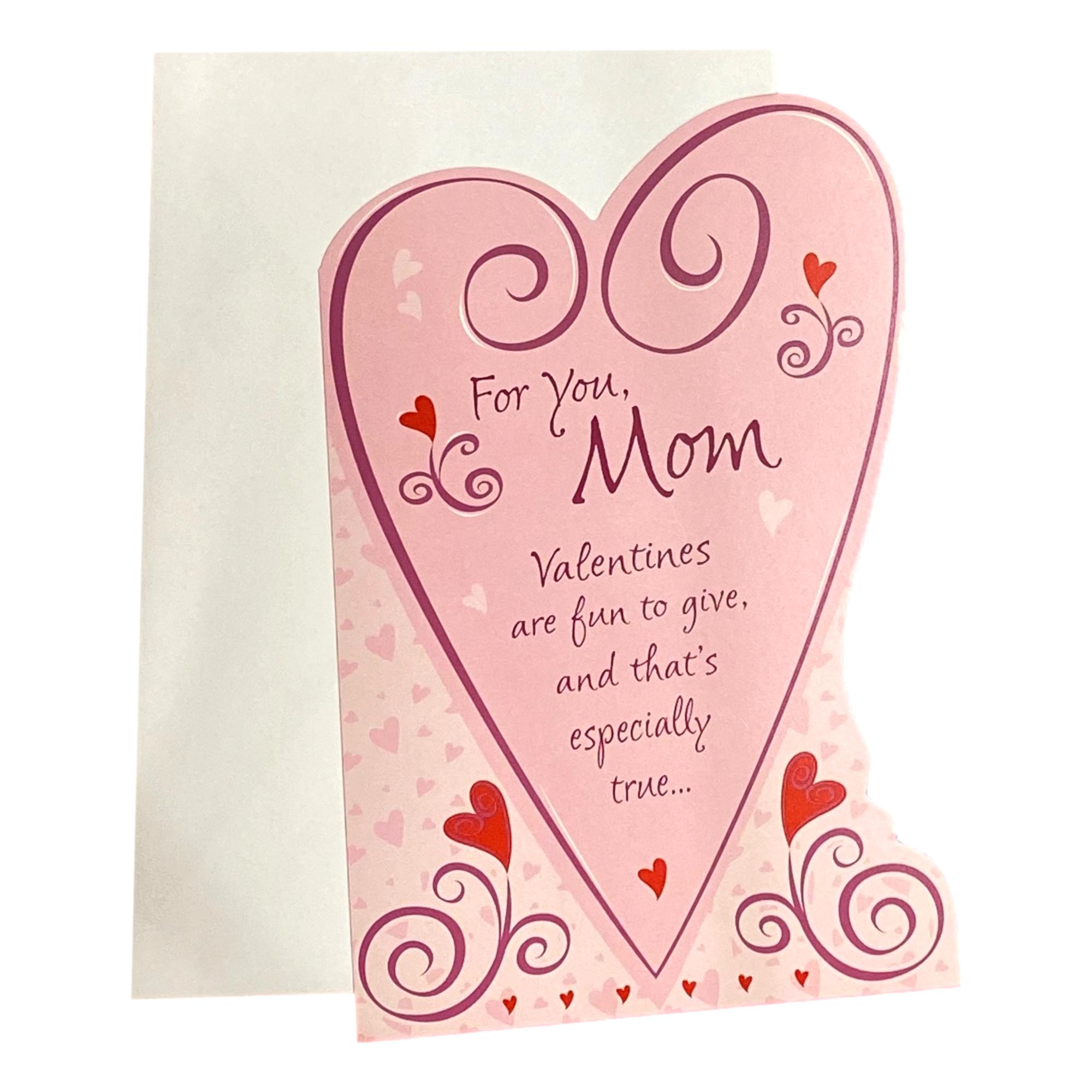 Valentines Day Greeting Card For Mom For You Mom Valentines Are Fun To Give And That s Valentines Day Greeting Card For Mom For You Mom Valentines Are Fun To Give And That s