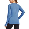 thumbnail image 2 of czcpp-Women's UPF 50+ Sun Protection Shirt Long Sleeve SPF UV Shirt Rash Guard Swim Hiking Fishing Tops Lightweight, 2 of 4