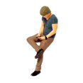 thumbnail image 2 of Figura de niño de moda a escala 1/64, pintada a mano para accesorios de fotografía, decoración de escena DIY. gris, 2 of 9