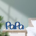 thumbnail image 3 of fotografía para papá, soporte para fotografía , adorno de escritorio creativo , fotografía con letras para papá / papá , Papá azul Macarena Marco, 3 of 7