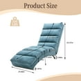 thumbnail image 4 of Homefun Massage Chaise Lounge Electric Recliner Chaise Chair 5-Modes Remote Adjustable Ergonomic for Home Office Living Room Bedroom, 4 of 7