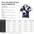 thumbnail image 6 of Lsque Angry Shark pattern Hawaiian Shirt for Men, Unisex Summer Beach Casual Short Sleeve Button Down Shirts-3X-Large, 6 of 9