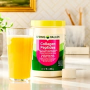 Spring Valley Collagen Peptides Type 1 & 3 Dietary Supplement Powder for Hair/Skin/Nails, 9 oz