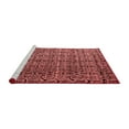thumbnail image 2 of Ahgly Company Machine Washable Indoor Square Abstract Red Modern Area Rugs, 7' Square, 2 of 4