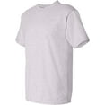 thumbnail image 5 of Hanes Mens 5.2 oz HEAVYWEIGHT Short Sleeve T-shirt (Pack of 4) (1 Deep Forest / 1 Light Steel / 1 Navy), 5 of 5