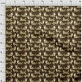 thumbnail image 4 of oneOone Cotton Poplin Twill Brown Fabric Dog Sketch Sewing Craft Projects Fabric Prints By Yard 56 Inch Wide, 4 of 5