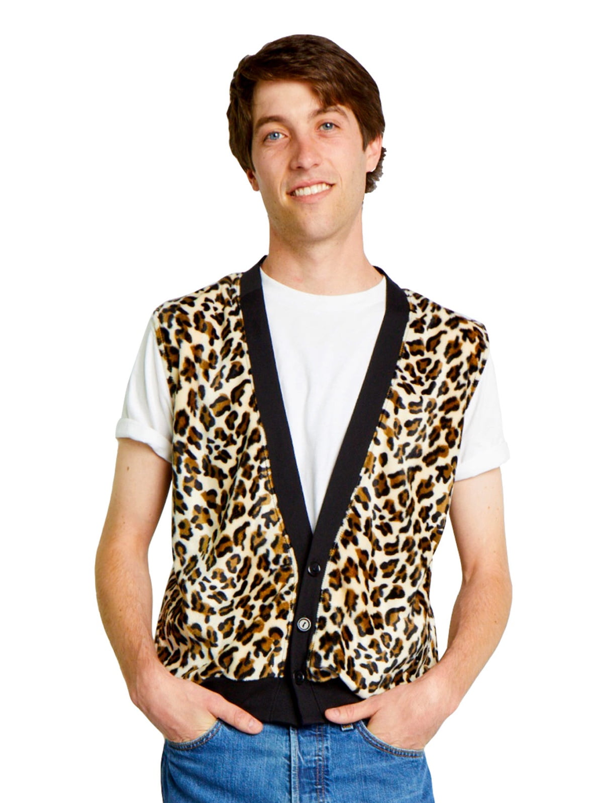 Cheetah Print Vest Small - Walmart.com