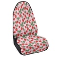 thumbnail image 2 of XYZCANDO Strawberry Floral Print Car Seat Towel Cover - Waterproof Sweatproof Seat Protector - Universal Fit for Cars, SUVs, Trucks & Vans, 2 of 7