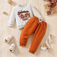 thumbnail image 2 of Toddler Baby Boy Clothes Fall Winter Outfit Long Sleeve Sweatshirt Tops Stretch Pants Playwear Set Baby Boy Clothes Toddler Boy Winter Outfits Set 12 18 Months 2T 3T 4T,Light Gray,2-3 Years, 2 of 9