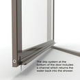 thumbnail image 2 of Basco A005-7Cl Sopora 70-1/2" High X 29-1/2" Wide Hinged Framed Shower Door - Bronze, 2 of 7