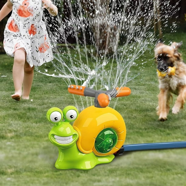 Arroseur d'eau pour Jardin Rotatif à 3 Bras, Arrosage à 360°pour Gazon Extérieur