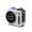 White, variant on Metal Portable Speaker with Touchscreen, Music & E-reader, HD IPS Display, RGB Lights, for Outdoor & Home