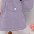 thumbnail image 6 of newwalpole Girl's Long Winter Warm Parka Sherpa Trimmed Collar Puffer Ski Jacket Coat Purple for Size 9-10 Years, 6 of 9