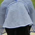 thumbnail image 3 of ComFITec RipShield Plus Detach-A-Neck Fly Sheet Size: 75 in Color: White/Blue, 3 of 5